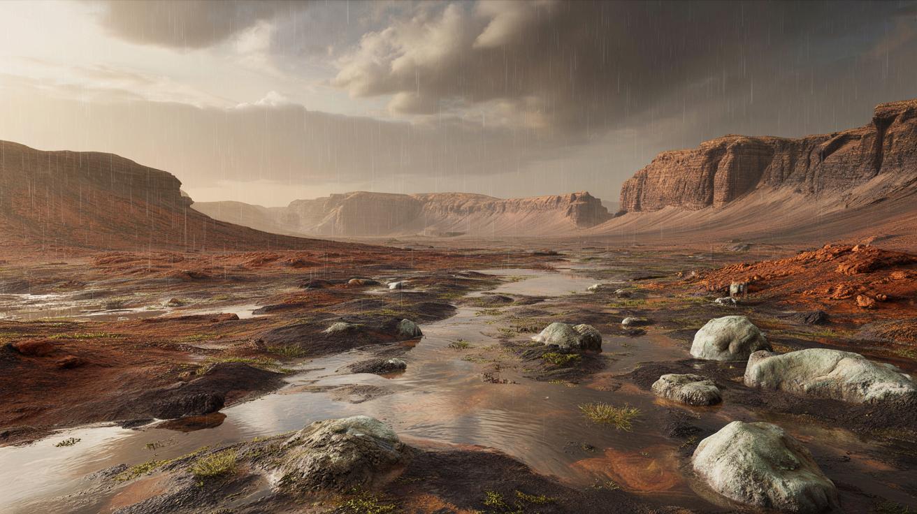 Mars jak tropikalna planeta? Nowe dane sugerują miliony lat deszczu