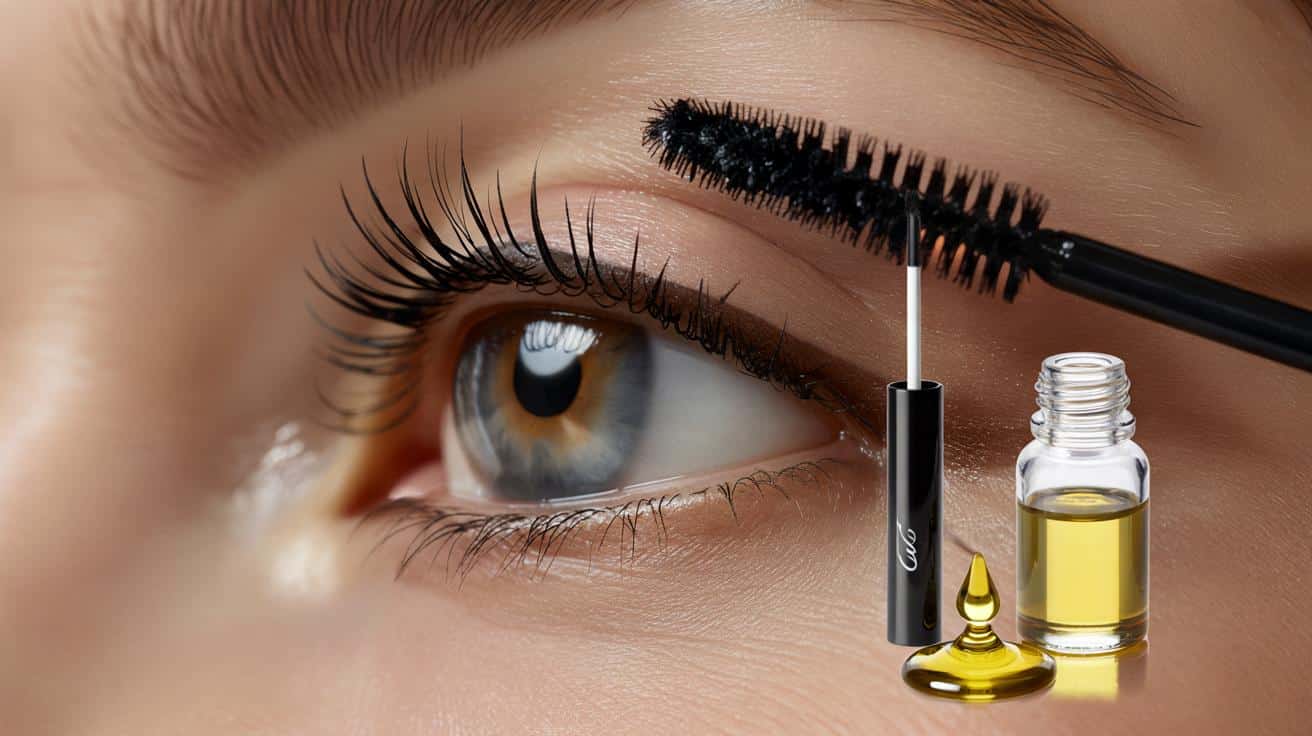 Maskara z olejkiem rycynowym: makijaż, który jednocześnie wzmacnia rzęsy
