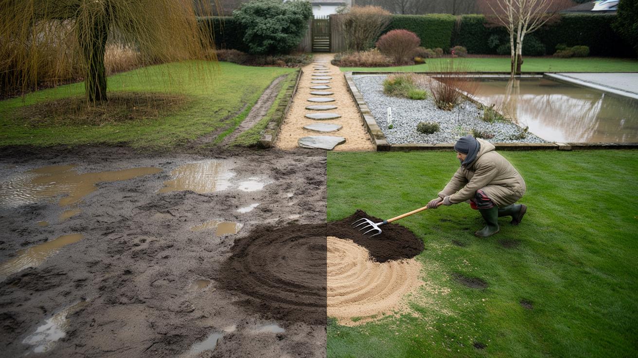 Masz błoto zamiast trawnika zimą? Tak ogarniają to ogrodnicy