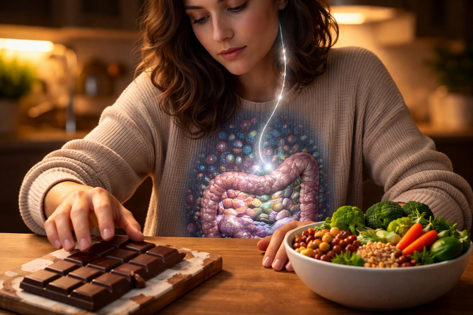 Masz ciągłą ochotę na czekoladę? Naukowcy wskazują winnego w jelitach