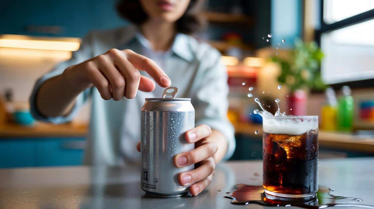 Masz dość wybuchających napojów gazowanych? Ten prosty trik ratuje koszulę
