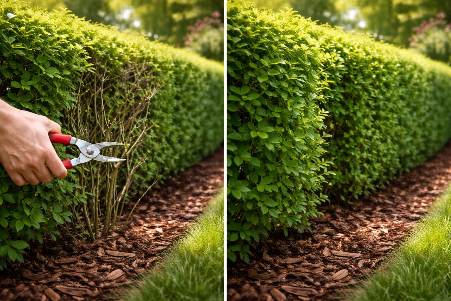 Masz dziury w żywopłocie? Prosty trik zagęści go w kilka tygodni