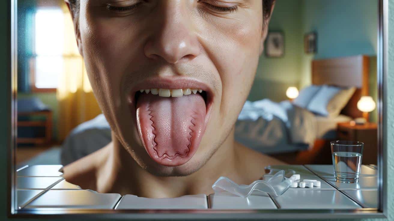 Masz „falbanki” na języku? Ten znak może zdradzać groźne zaburzenie snu