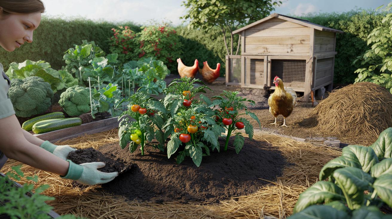 Masz kury? Ich odchody mogą zamienić ogród w warzywny raj