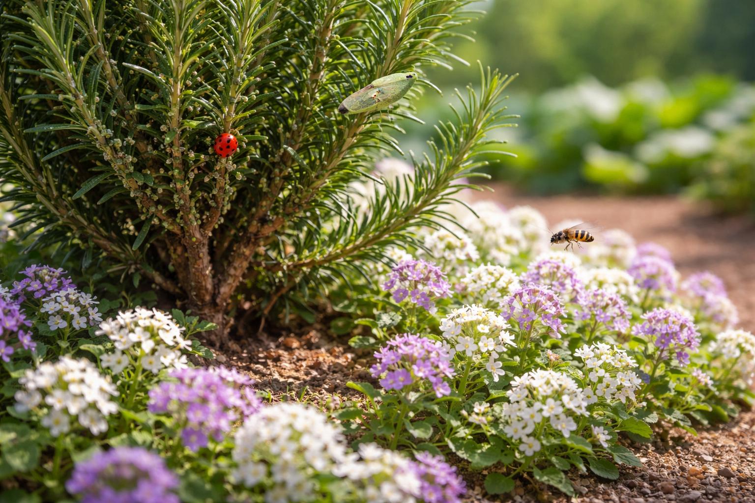 Masz mszyce mimo krzewu rozmarynu? Ta niska roślina robi cuda
