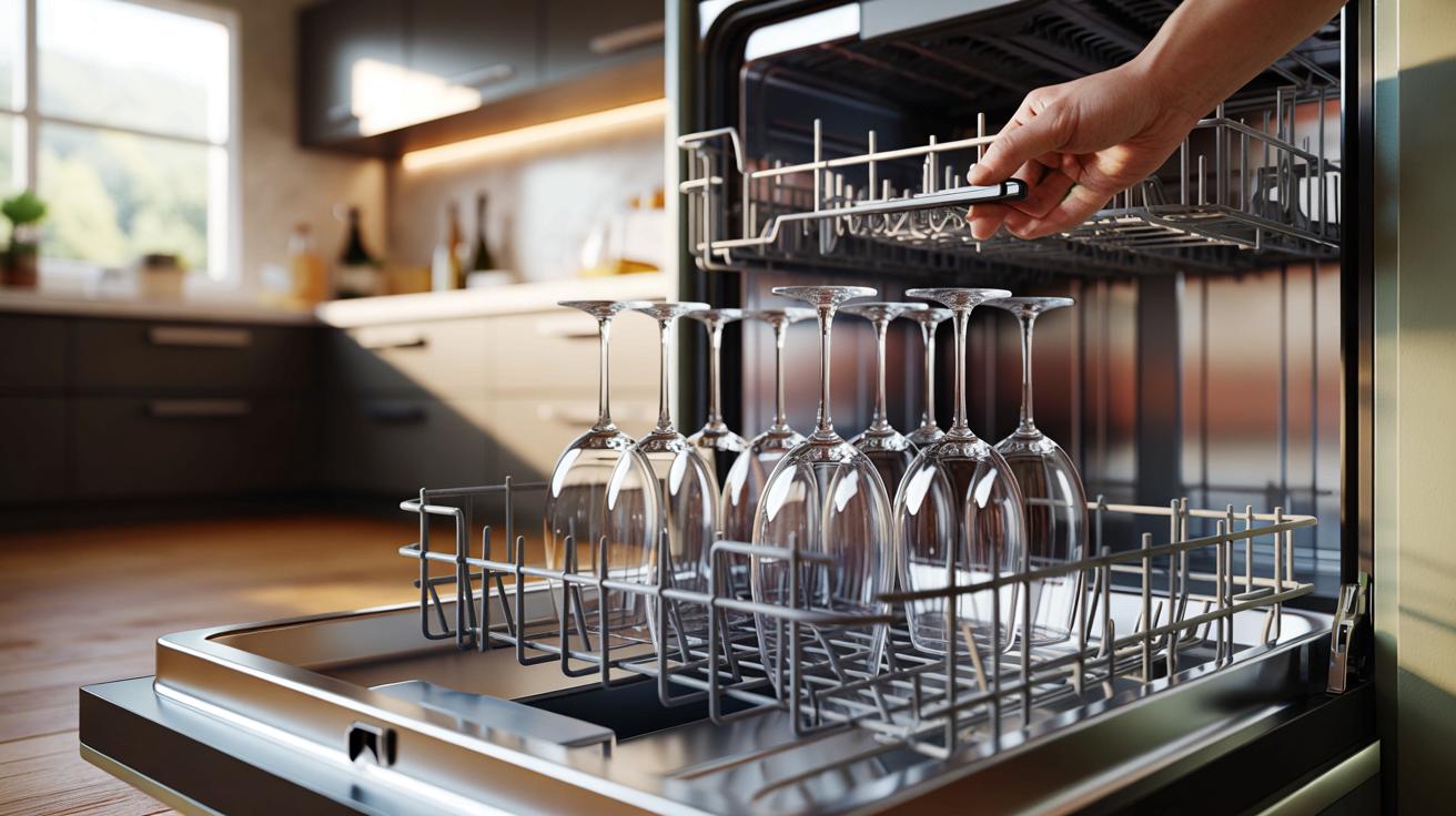 Masz problem z wysokimi kieliszkami w zmywarce? Ten trik rozwiązuje sprawę