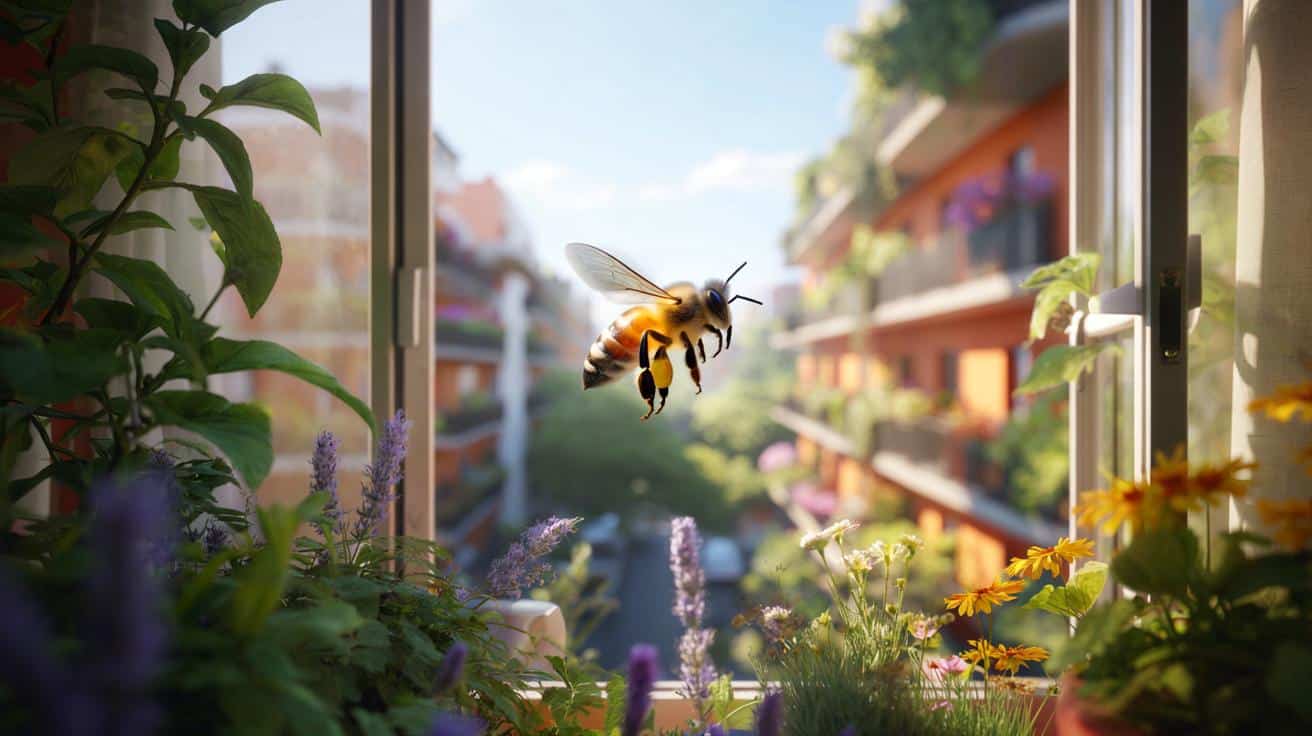 Masz pszczołę przy oknie lub balkonie? Sprawdź, co to dla ciebie znaczy