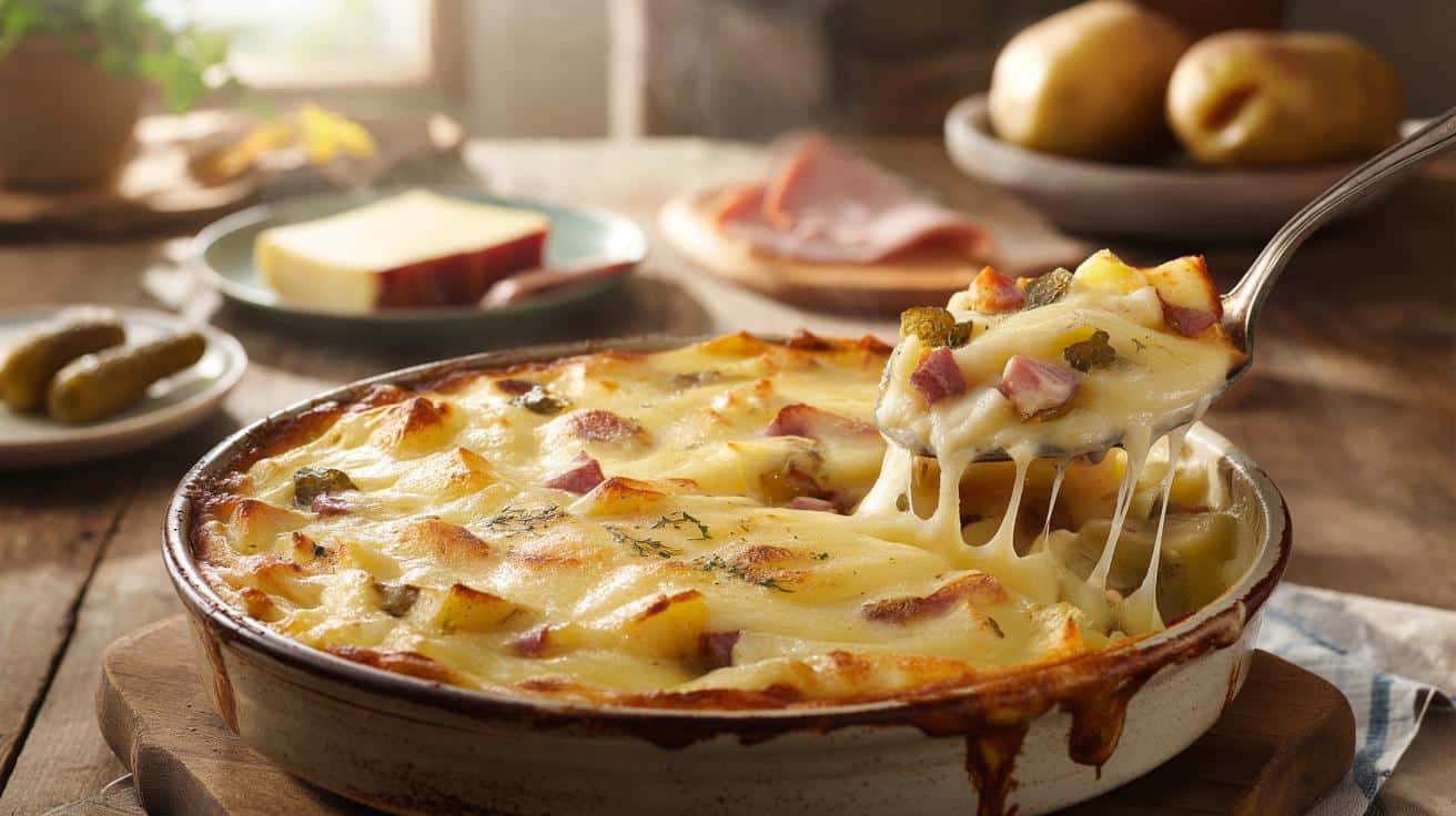 Masz resztki po raclette? Zrób z nich szybki, sycący zapiekany hit