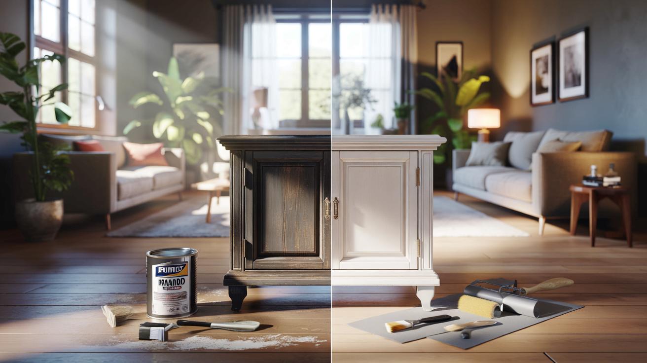 Masz stary rodzinny mebel? Ten prosty trik zrobi z niego hit salonu