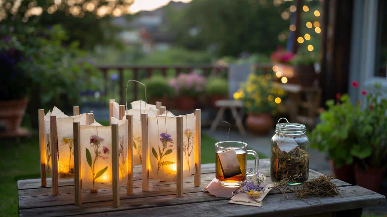 Masz w domu herbatę? Z zużytych torebek zrobisz lampiony do ogrodu