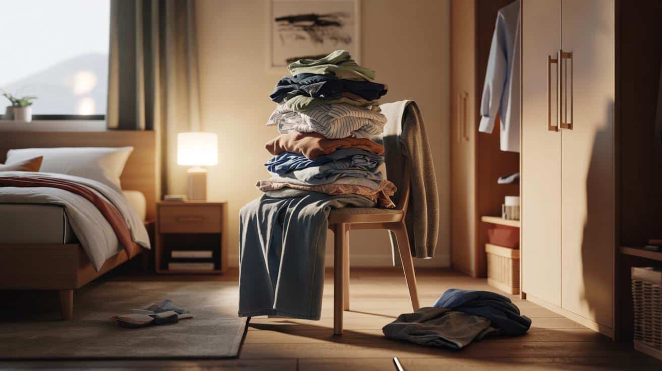 Masz w pokoju „krzesło na ciuchy”? Psychologia tłumaczy, co to o tobie mówi