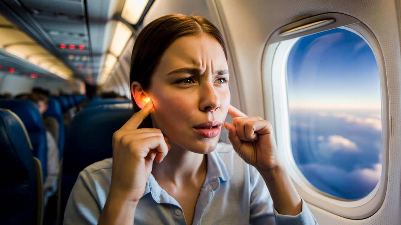 Masz zatkane uszy w samolocie? Prosty manewr może szybko ulżyć