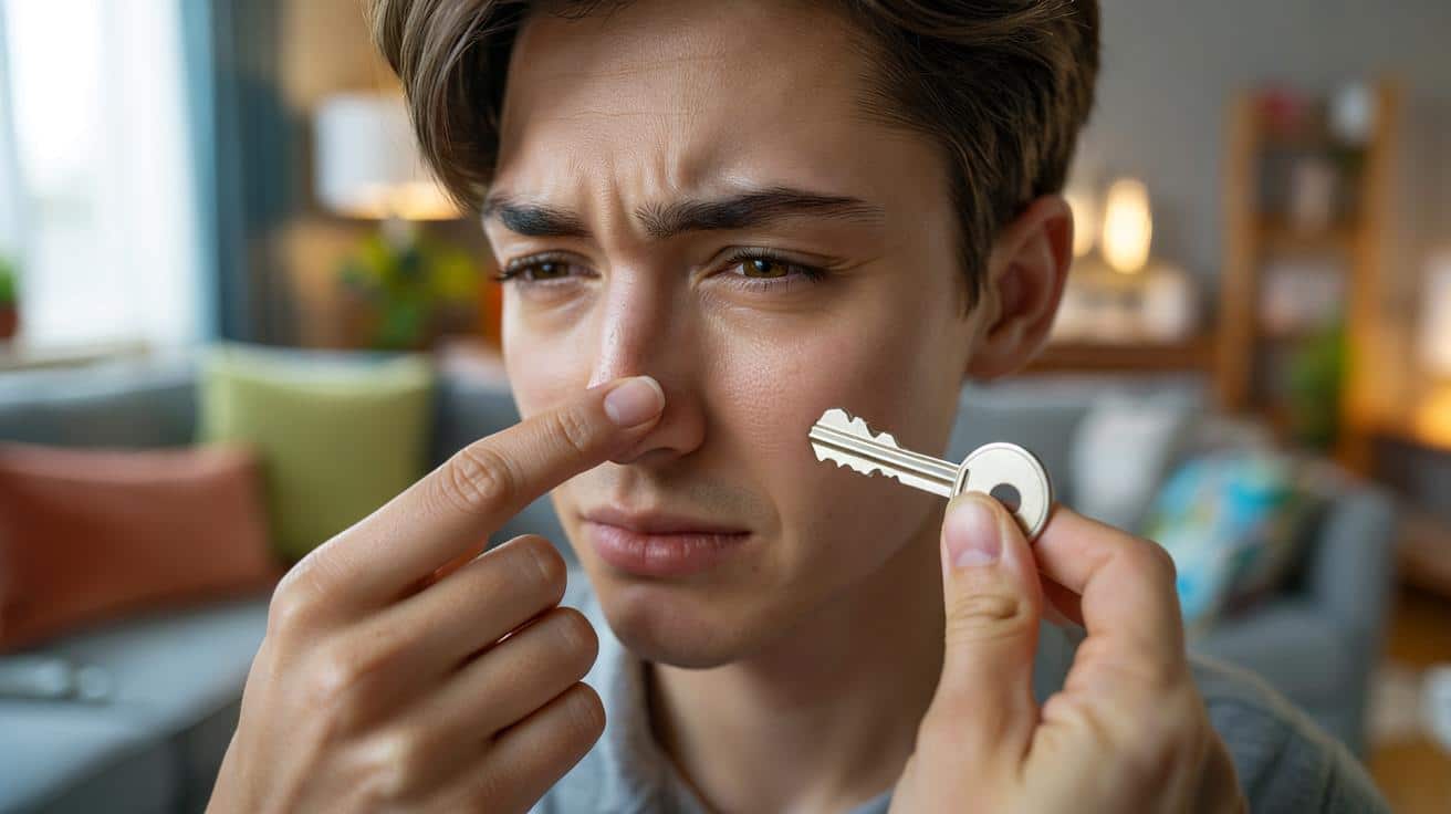 Masz zatkany nos? Ten trik z kluczem może szybko pomóc