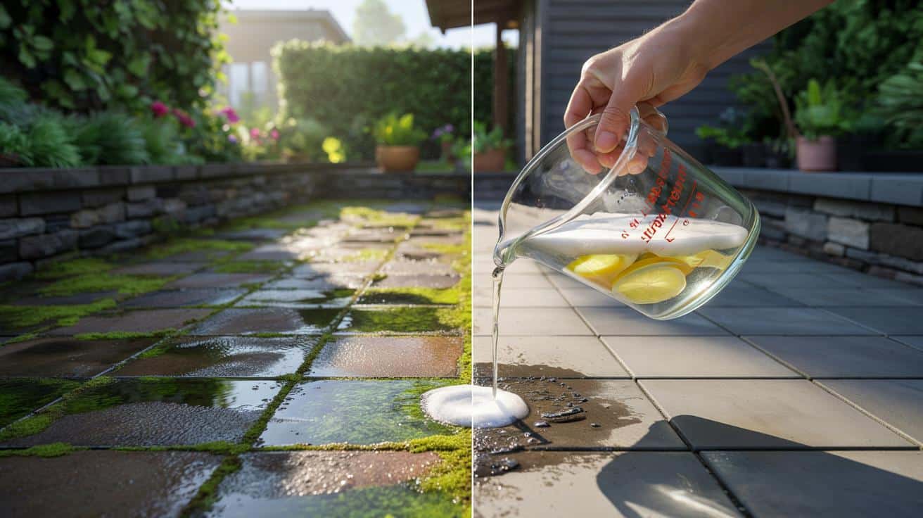 Masz zielony nalot na tarasie? Ten kuchenny trik czyści bez szorowania i chemii