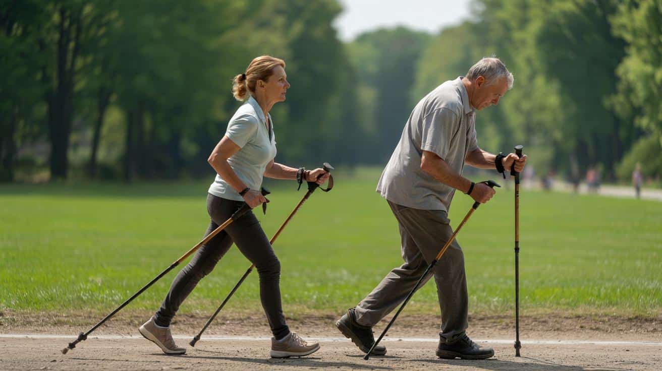 Maszerujesz z kijkami? Oto dlaczego nordic walking często robimy źle