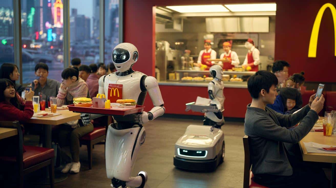 McDonald’s w Szanghaju stawia na roboty. Czy ludzie znikną z obsługi?