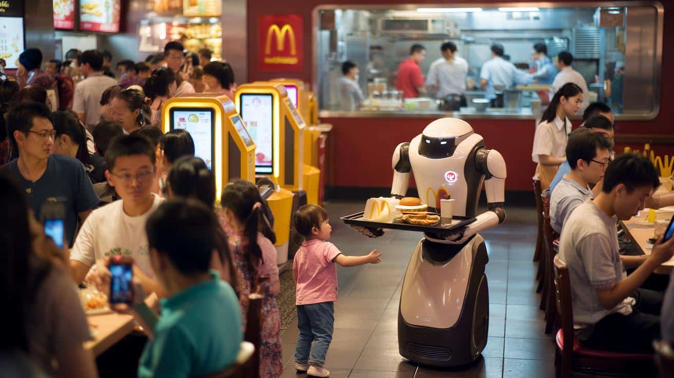 McDonald’s w Szanghaju stawia na roboty. Czy kelnerzy znikną z restauracji?