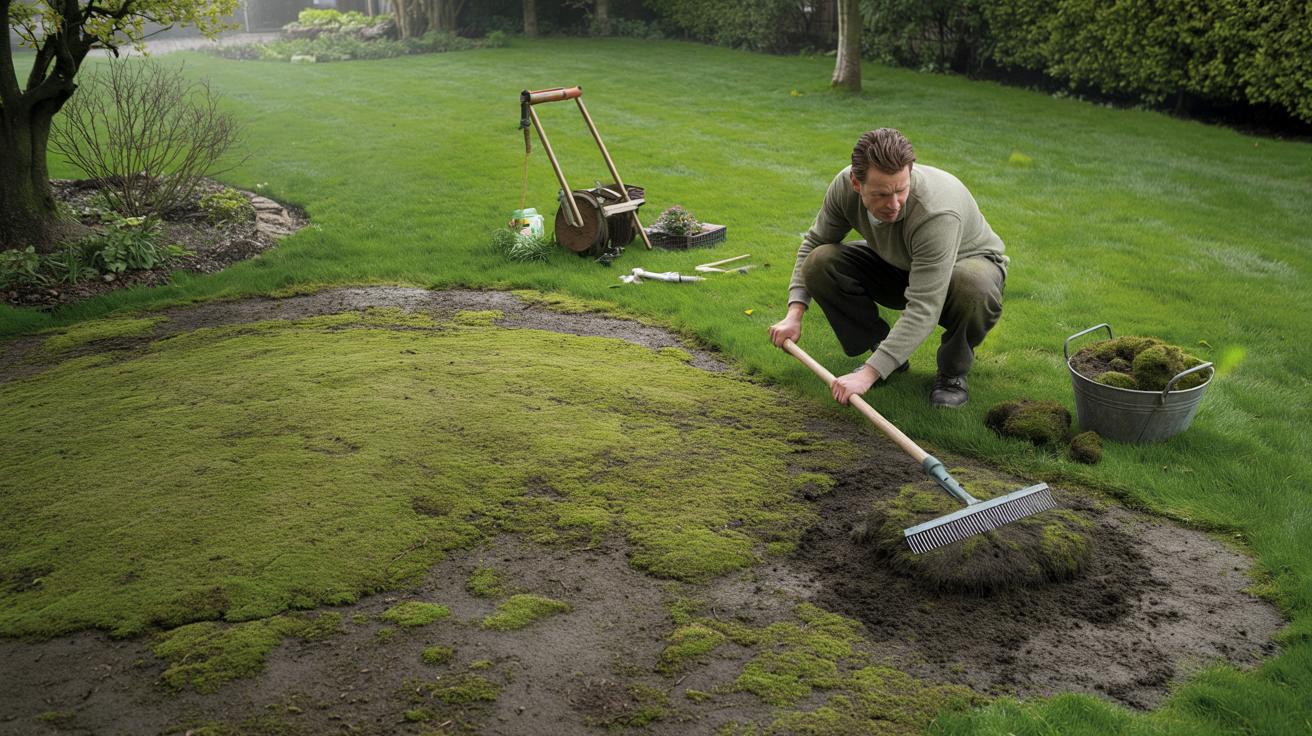 Mech na trawniku po zimie? Ten wiosenny błąd psuje cały ogród