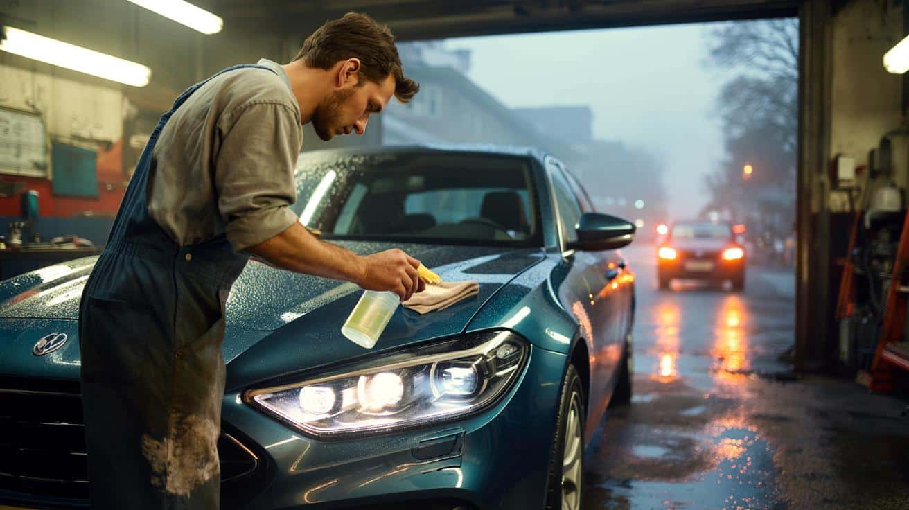 Mechanik samochodowy zdradza prosty sposób na utrzymanie czystych reflektorów