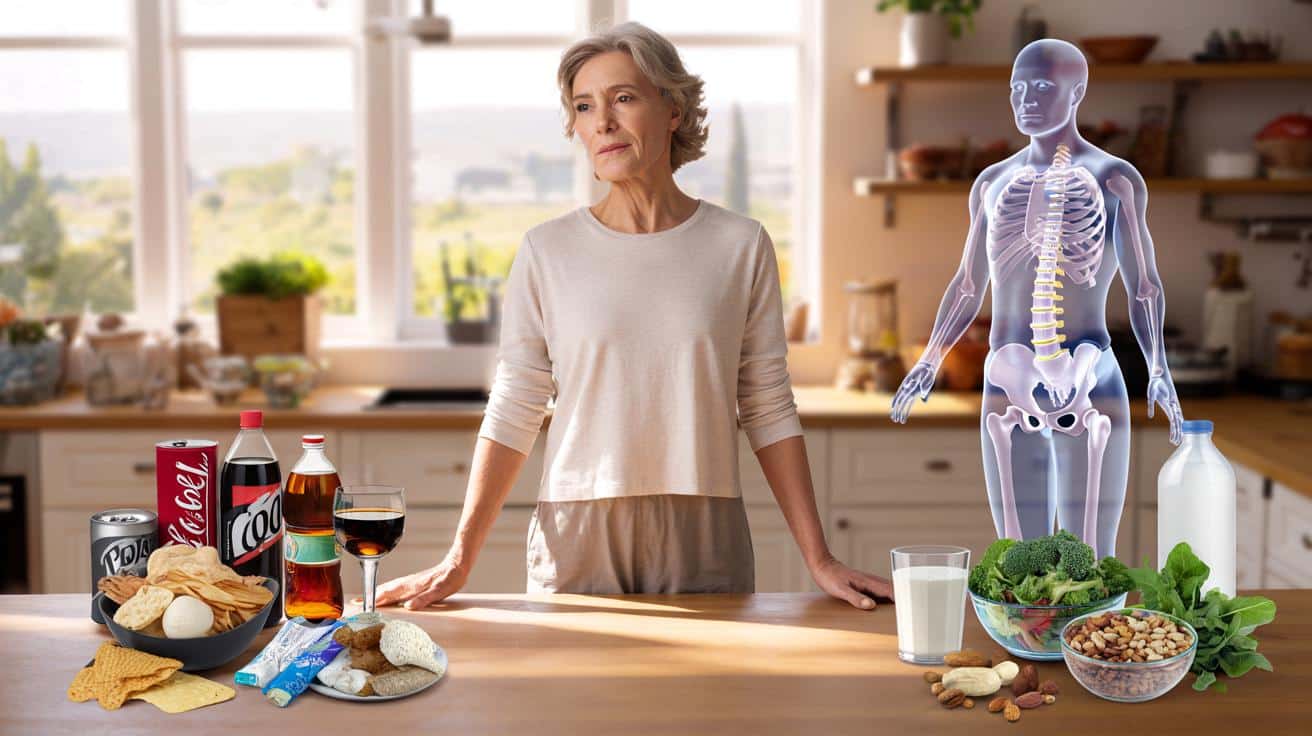 Menopauza i kruche kości: 7 produktów, które lepiej ograniczyć