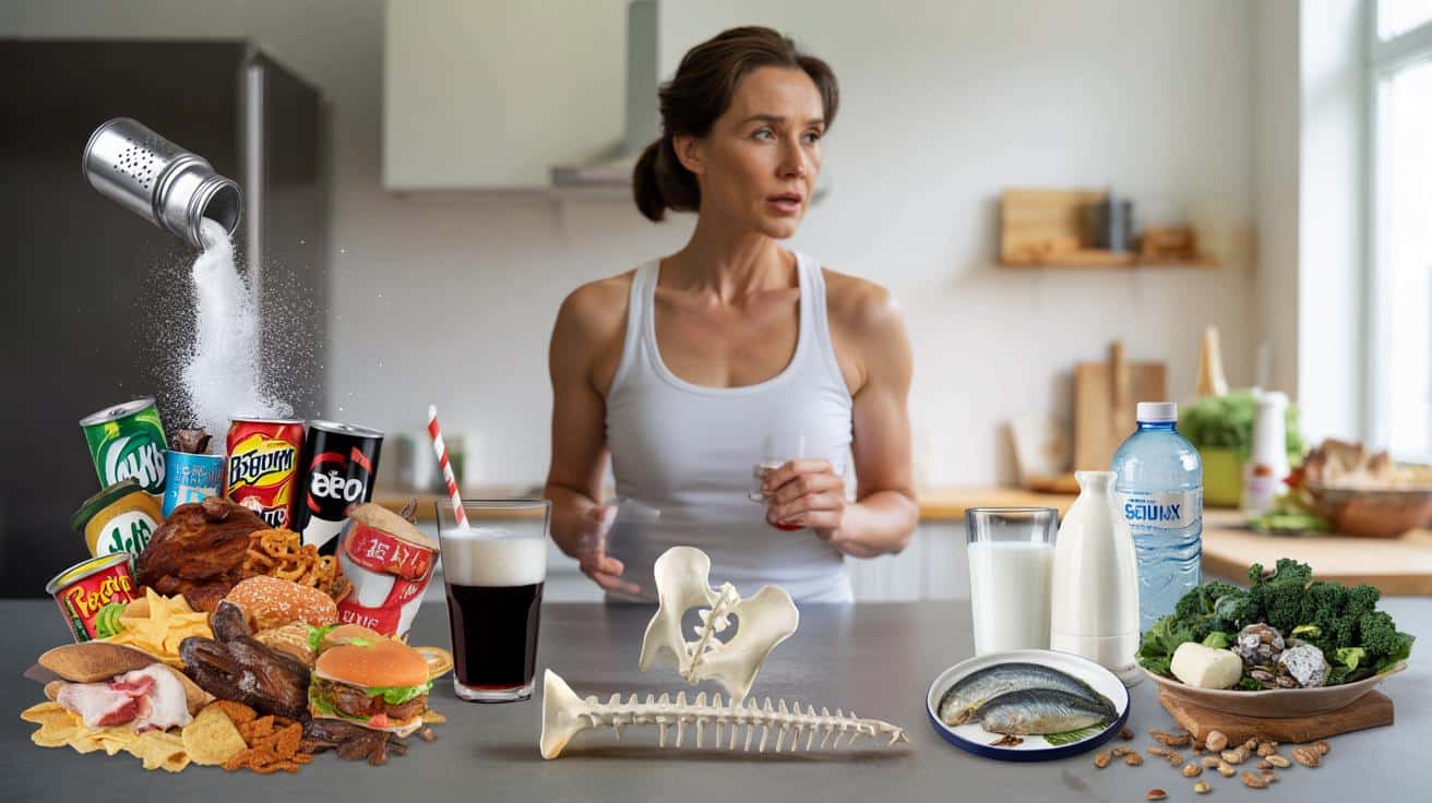 Menopauza i kruche kości: 7 produktów, które najbardziej im szkodzą