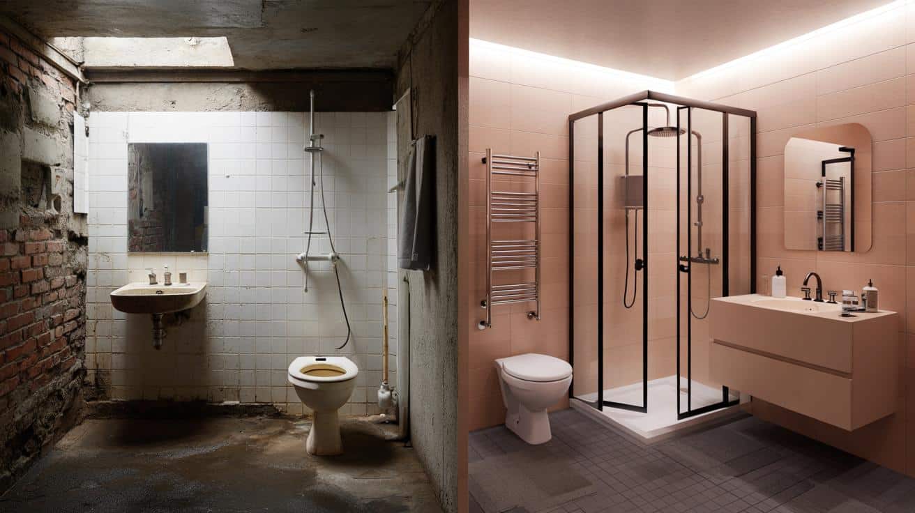 Metamorfoza mikrolazienki: z rozpadającej się klitki w nowoczesny azyl