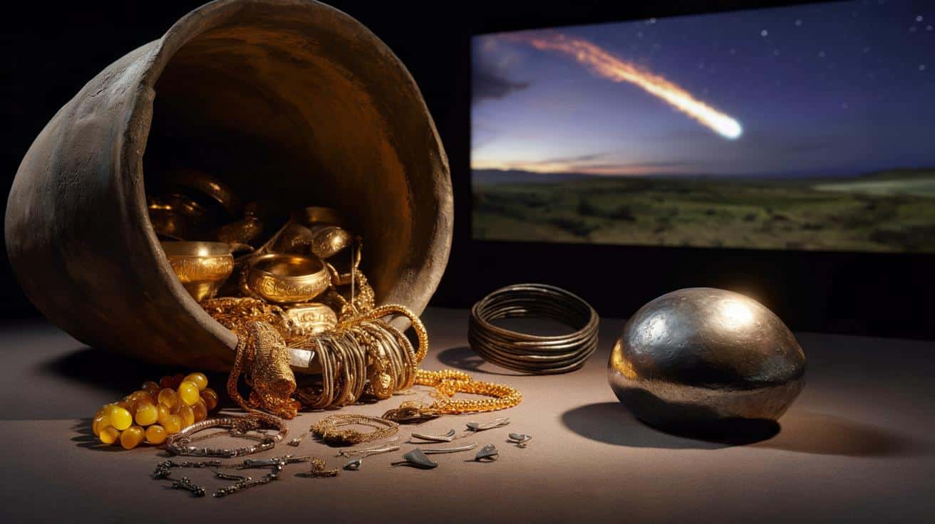 Meteor z kosmosu w złotym skarbie sprzed 3 tysięcy lat