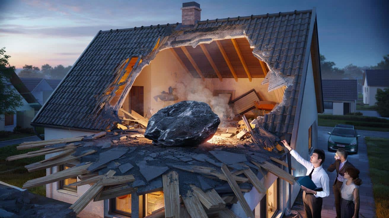 Meteoryt na dachu: ile może być wart i kto pokryje szkody
