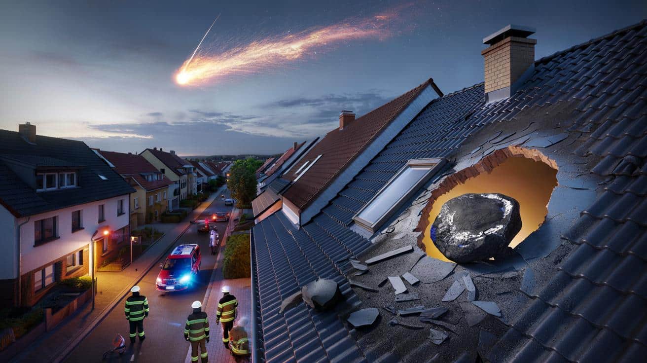 Meteoryt nad Europą robi dziurę w dachu. Naukowcy już zbierają okazy