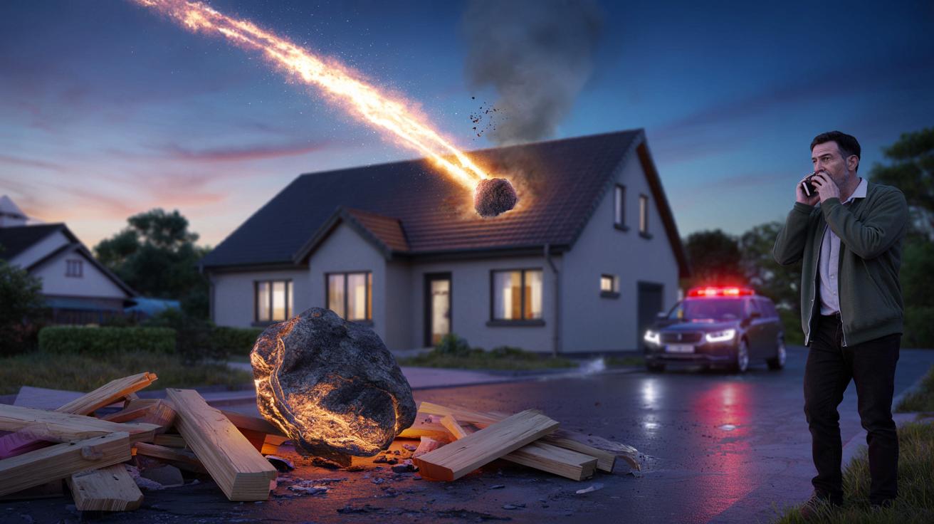 Meteoryt spada na dom: ile może być wart i kto naprawi szkody