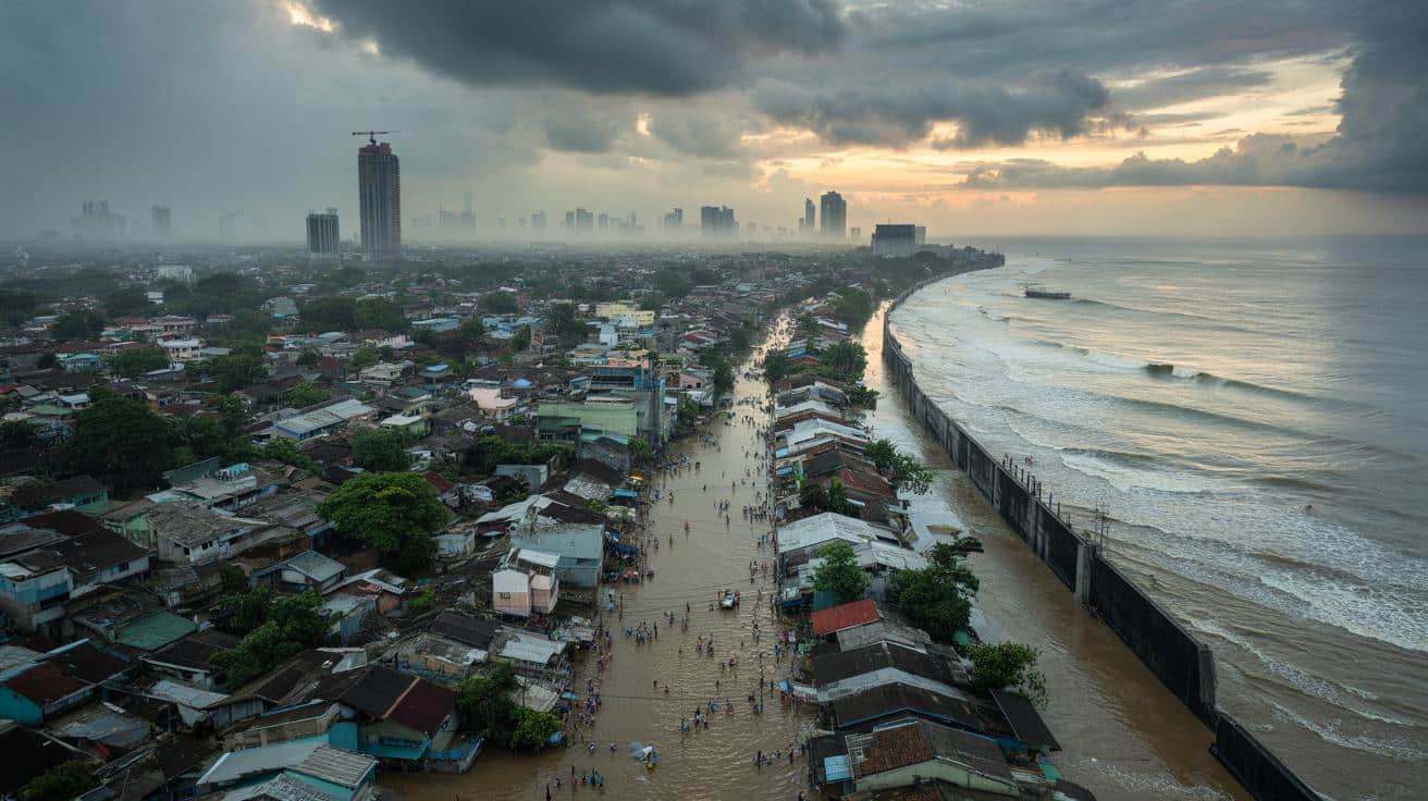 Miasto gigant tonie centymetr po centymetrze. Co dzieje się z Dżakartą?