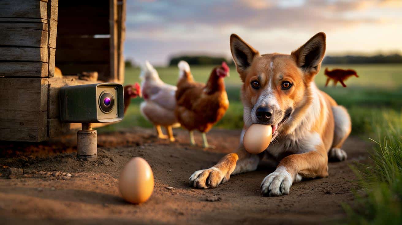 Miesiącami obwiniali lisy o kradzież jaj. Nagranie z kamery ich zszokowało