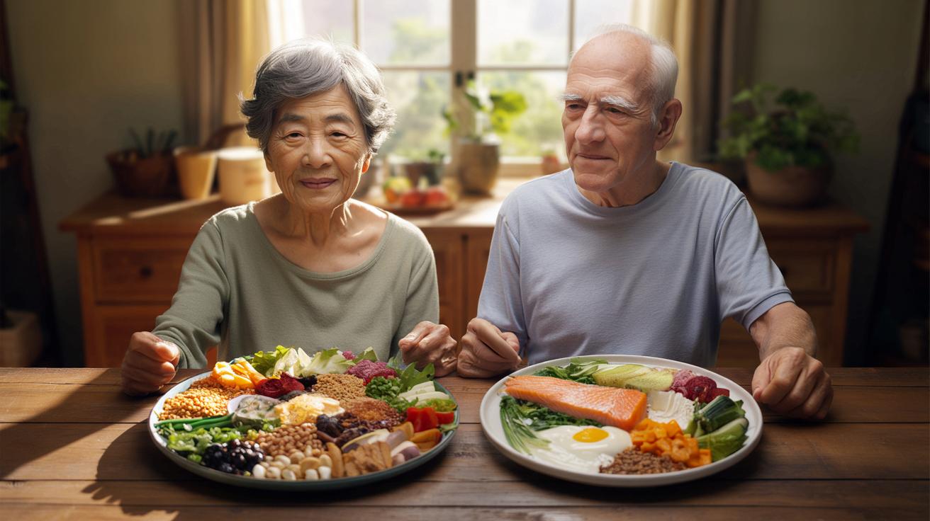 Mięso czy wegetarianizm po osiemdziesiątce: co sprzyja dożyciu setki?