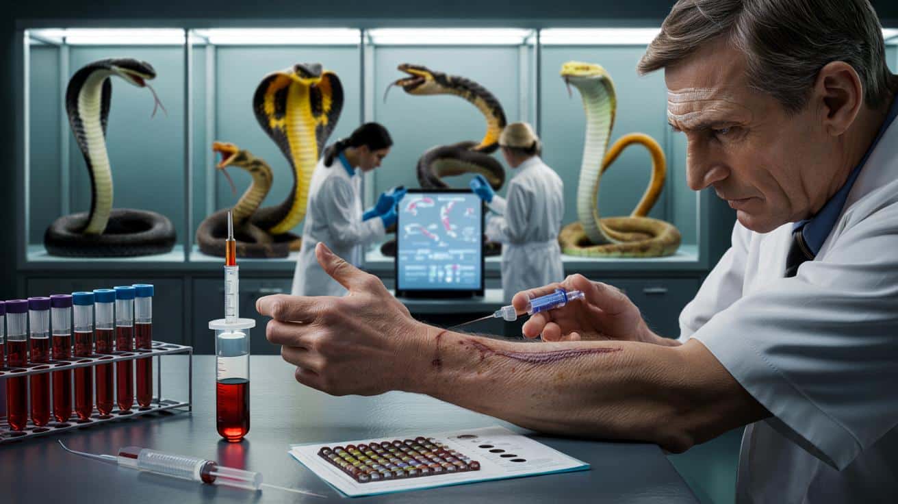 Mieszkaniec USA wstrzyknął sobie 856 dawek jadu. Naukowcy tworzą „uniwersalną” surowicę