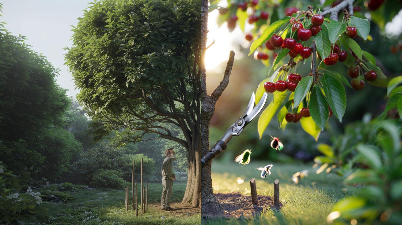 Mój czereśniowy dramat w ogrodzie: jedno cięcie i drzewo oszalało z owocami