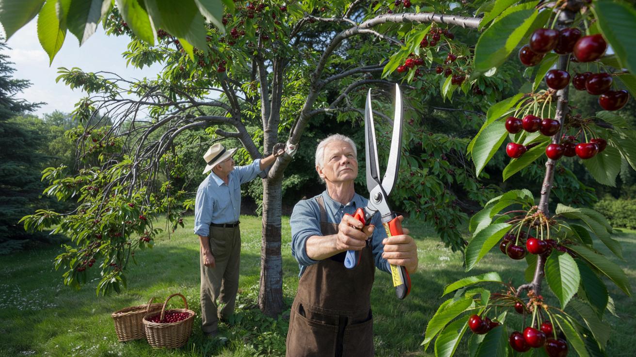 Mój czereśniowy dramat w ogrodzie. Sąsiad pokazał, gdzie ciąć i drzewo oszalało z owocami