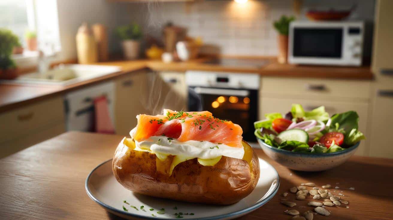 Moja kolacja awaryjna z pieczonym ziemniakiem: zero gotowania, maksimum komfortu