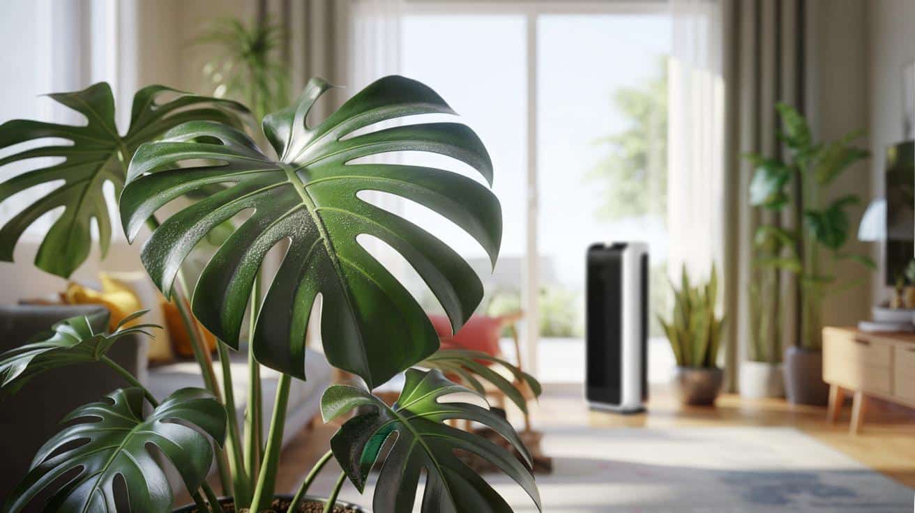 Monstera w roli „oczyszczacza powietrza”. Ile naprawdę potrafi?