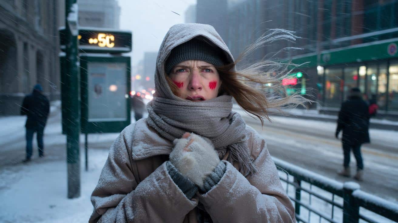 Mróz i silny wiatr: dlaczego czujemy -15°C, gdy termometr pokazuje -5°C