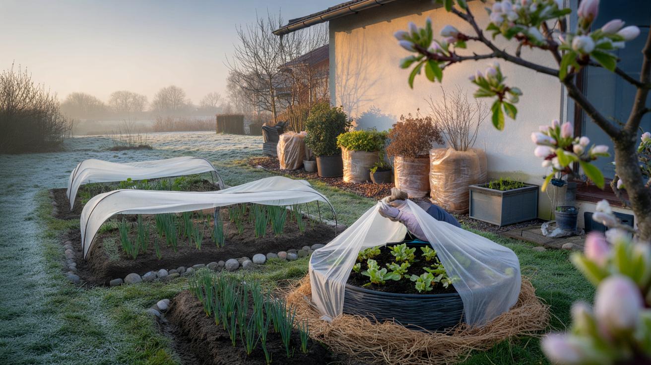 Mróz wraca po cichu. Jak uratować ogród przed wiosennymi przymrozkami