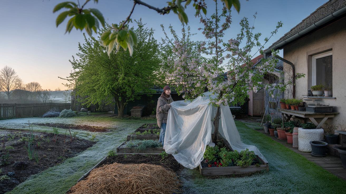 Mróz wraca po ciepłej zimie. Jak uratować ogród przed wiosennymi przymrozkami
