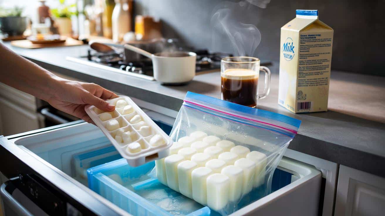 Mrożę mleko w kostkach od miesiąca. Już nie wracam do kartonów