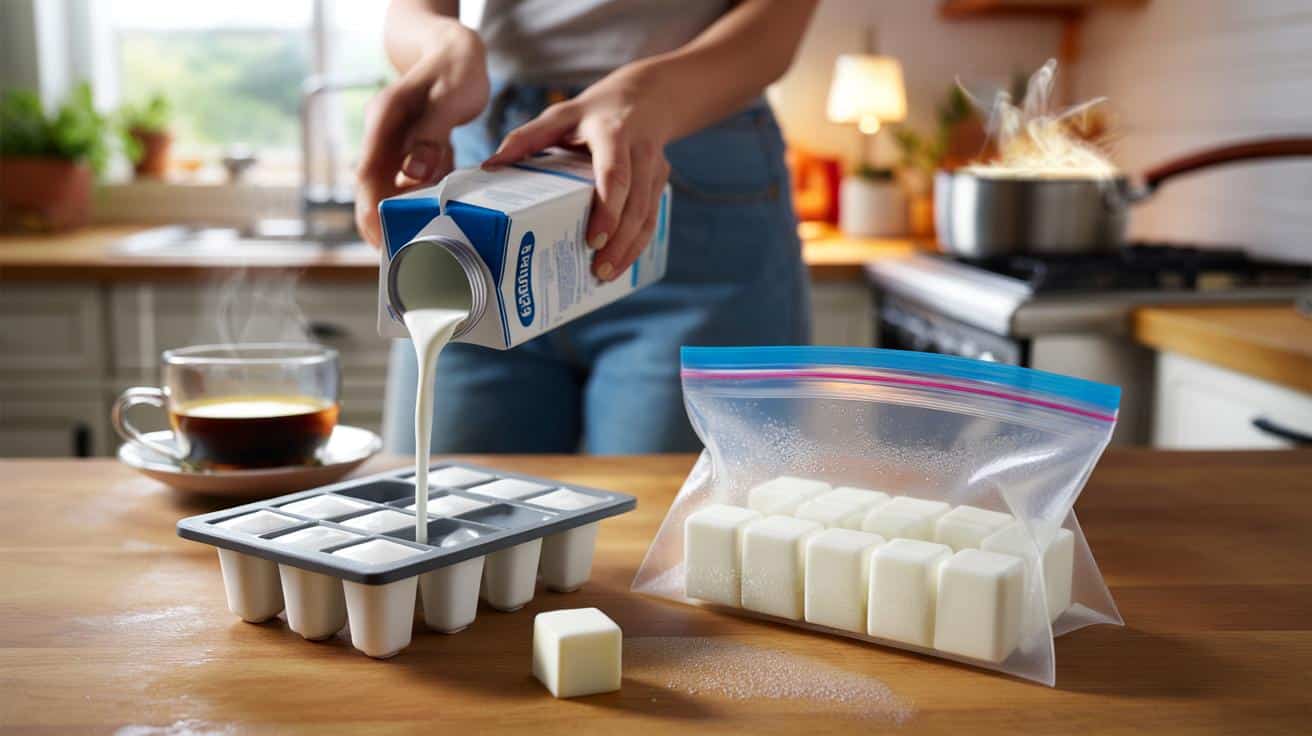 Mrożę mleko w kostkach od miesiąca. Już nie wracam do starego gotowania