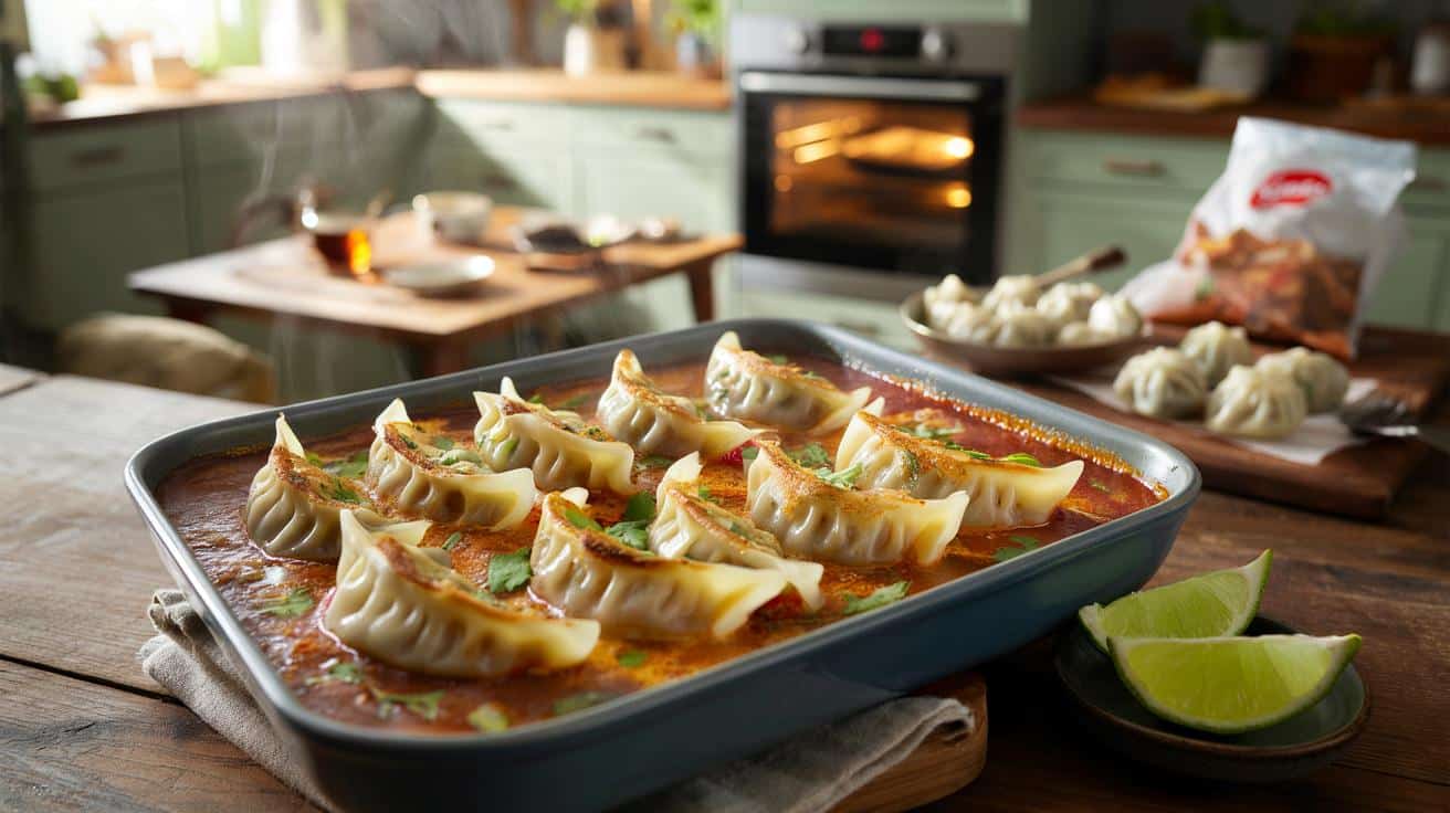 Mrożone pierożki prosto do piekarnika: sprytna kolacja, która zachwyca chrupkością