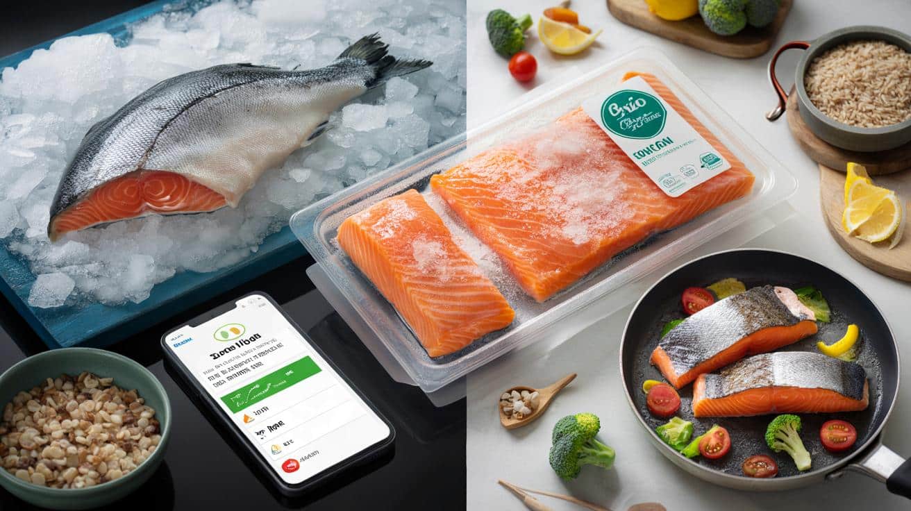 Mrożony łosoś z marketu wygrywa z „świeżym”? Zaskakująca ocena w aplikacji