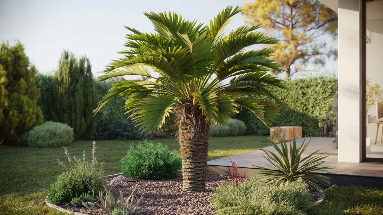 Mrozoodporny palm, który robi z zwykłego ogrodu małą egzotykę