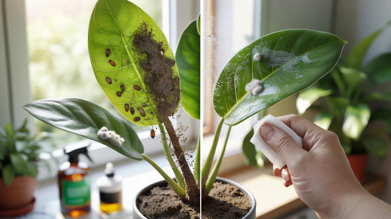 Mszyce tarczowe na roślinach? Prosty plan walki krok po kroku