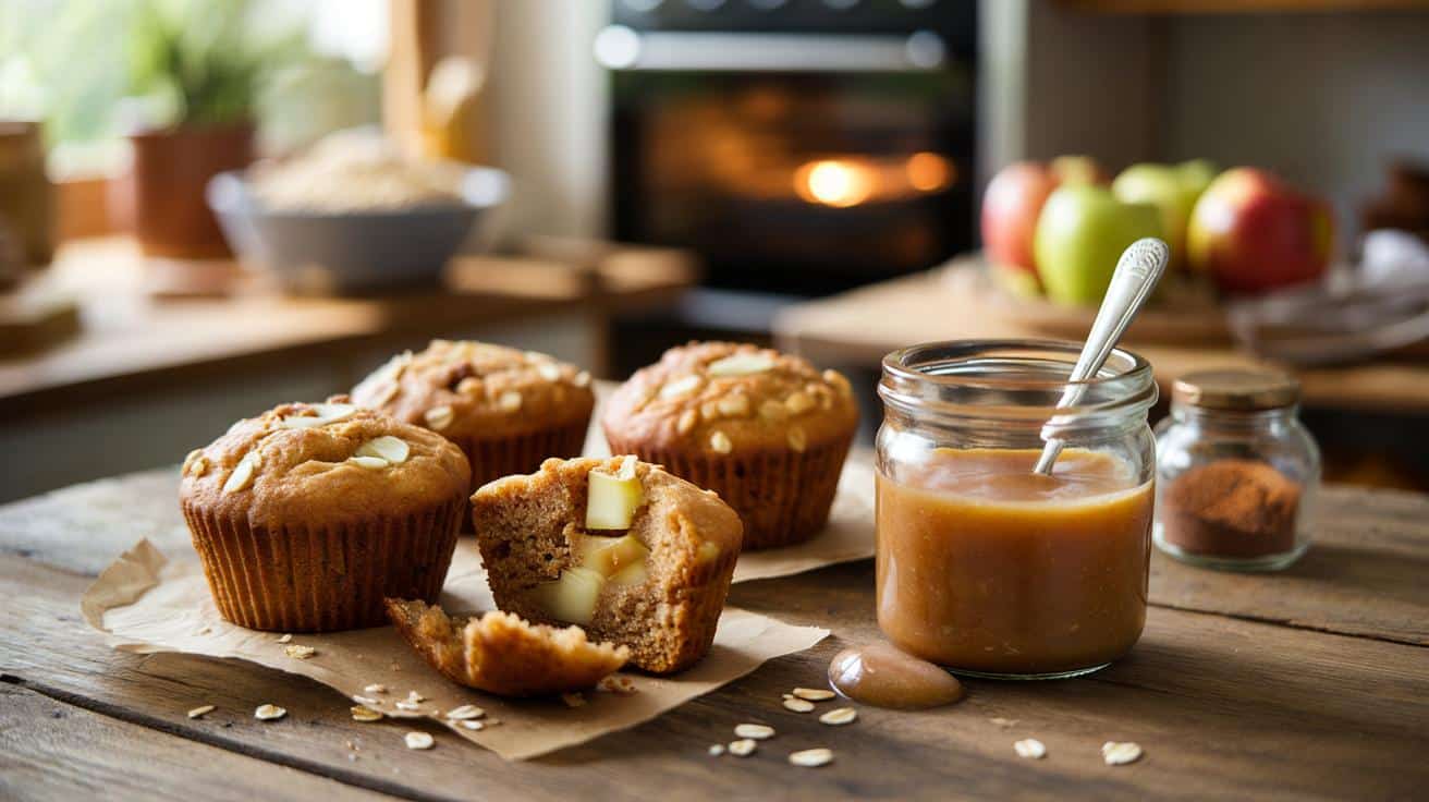 Muffiny owsiano‑jabłkowe bez grama masła. Trik z domowej szafki