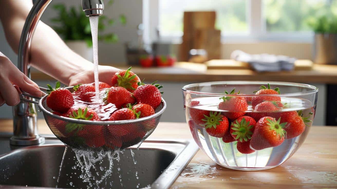 Myjesz truskawki pod kranem? Ten błąd zostawia chemię na talerzu