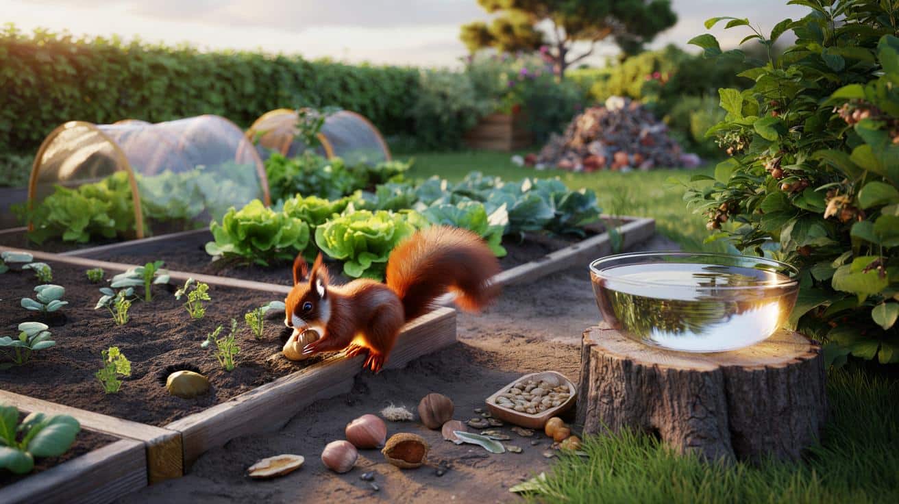 Myślałem, że niszczą grządki. Tymczasem ratują warzywnik: jak zaprosić wiewiórki do ogrodu